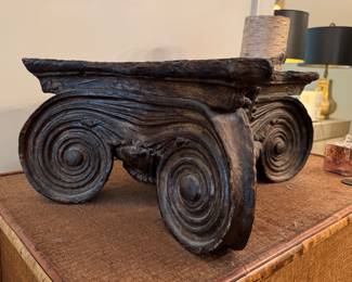 Corinthian-Style Composite Architectural Base. Measures 17" x 14" x 8" H. Photo 2 of 3.