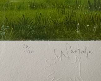 " Gift of a Cloud," Giclee Signed & Numbered by Artist. Measures 20" x 20" Overall. Photo 3 of 4.