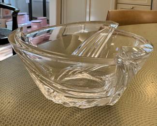 Crystal Glass Bowl. Photo 1 of 3.
