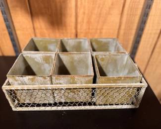 Chicken Wire Planters. Photo 3 of 4.