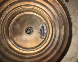 Silver Plate  Lazy Susan Two-Tiered Pastry Stand. Photo 3 of 3.