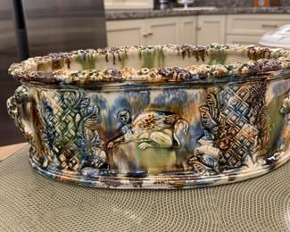 Majolica Jardiniere. Photo 1 of 2.