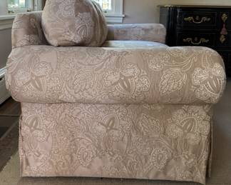 Bernhardt Apartment Sofa. Had Some Fraying on Back Right Edge of Frame. Measures 58" W x 38" D. Photo 2 of 6.