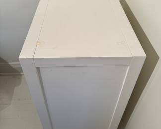 Restoration Hardware Hutton 4-Drawer Chest of Drawers. Measures 20" W x 16" D x 34" H. Photo 2 of 3.