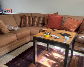 Beautiful Sectional and table