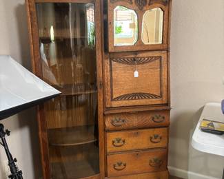 Antique Secretary Curio