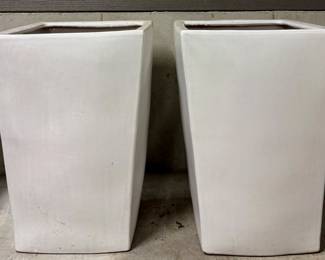 (2) Oversized Planters