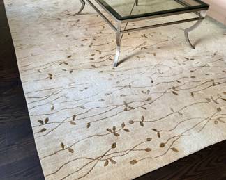 Wool Area Rug (Vines)