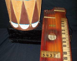 Vintage Drum Vintage Zither