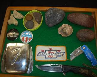 Fender guitar piece Vintage native American stones