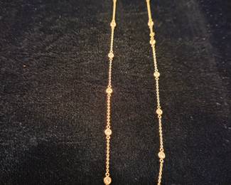 Long 14K chains