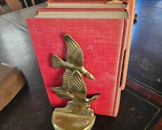 Brass duch bookends 