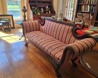 Elegant parlor couch