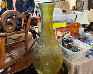 Large glass vase