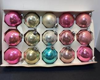 Vintage Christmas ornaments