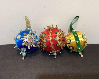 Vintage beaded ornaments