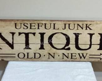 Antiques sign
