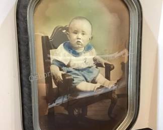 Vintage baby portrait
