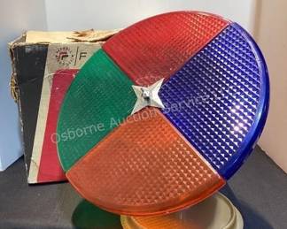 Vintage Christmas Tree Color Wheel