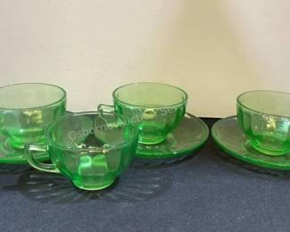 Uranium depression glass