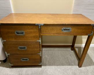 Vintage Bernhardt campaign desk