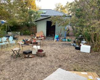 The shed has been providing shelter for a variety of small animals.  There are more industrial drawers, and that massive cash register inside.  BRING YOUR GLOVES