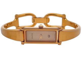 Vintage Gucci 3900L Gold-Tone Bangle Women’s Watch