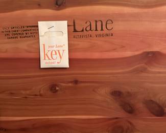 #45 - $80 - Altavista Lane cedar chest painted white 44x18x19