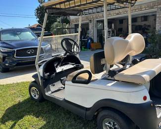 #59  - 2019 Golf cart Club car - new battery - Electric - more details to come Tuesday 11/11.  Silent bids taken until Monday Nov 17th noon.  Mini. bid $1500