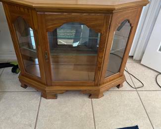 #54 - $80 - Curio cabinet 36x12x30
