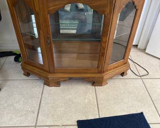 #54 - $80 - Curio cabinet 36x12x30