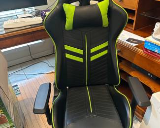 #49 - $120 each - Racing style gaming chair black & green / office chair - 2 available
