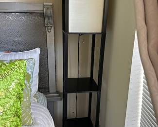 #30 - $80 - Oriental floor lamp black 62T
