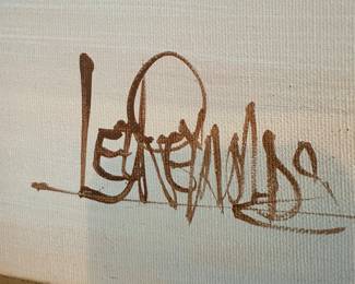 #13 - $140 - Decorative large canvas of sailboat by harbor 5xx4