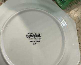 #35 - $60 - Fairfield fine china Christmas set