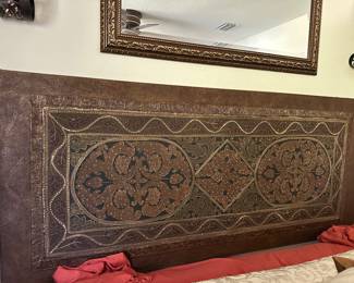 #21 - $150 - Indonesian panel can be used as headboard or wall hanging 67Wx30T