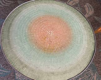 #8 - $66 - Glass mosaic coffee table 30Wx20T

