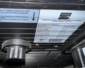 #54C - $130 - Kenmore portable AC unit