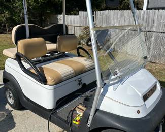 #59  - 2019 Golf cart Club car - new battery - Electric - more details to come Tuesday 11/11.  Silent bids taken until Monday Nov 17th noon.  Mini. bid $1500