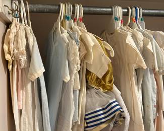 VINTAGE BABY CLOTHES 
A LARGE SELECTION 
MORE PICTURES COMING SOON 
