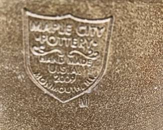 48 180.00 Maple city pottery Monmouth IL set of 4 canisters