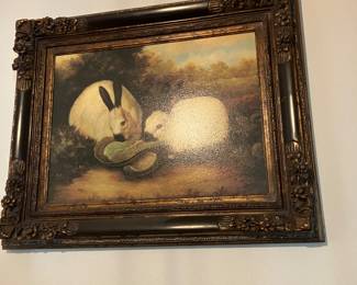 63 100.00 Rabbit decorative canvas 32x26