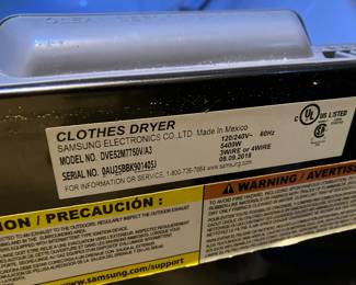 30 550.00 Samsung DV9000/DV7000 Multi sensor, multi steam, multi care dark grey washer & dryer 2018