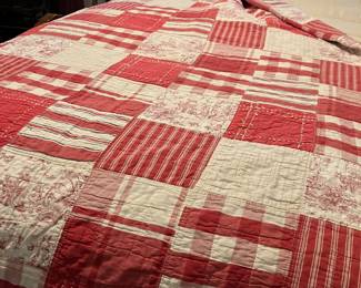 73 48.00 Vintage patchwork quilt - some losses