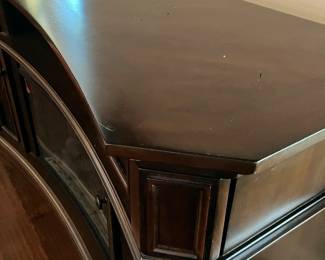 10 300.00 TV cabinet with built in fireplace 60Wx20Dx33H