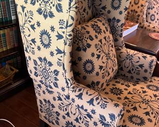 11 $180 each Town & Country Furnishing Wing back brown & black chair (2 available) 25x28x45