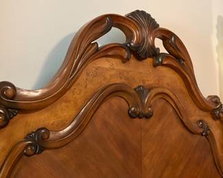 11 1200.00 King size bed - post 7'7" with mattress - clean.