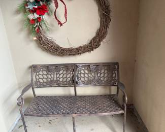 100 $110 each Aluminium bench (2 available)