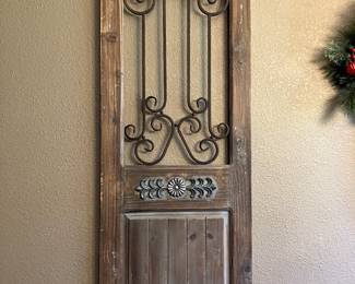 7 140.00 Pair of wood/ iron shutters 51x17