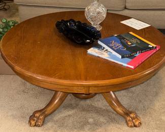Vintage clawfoot table